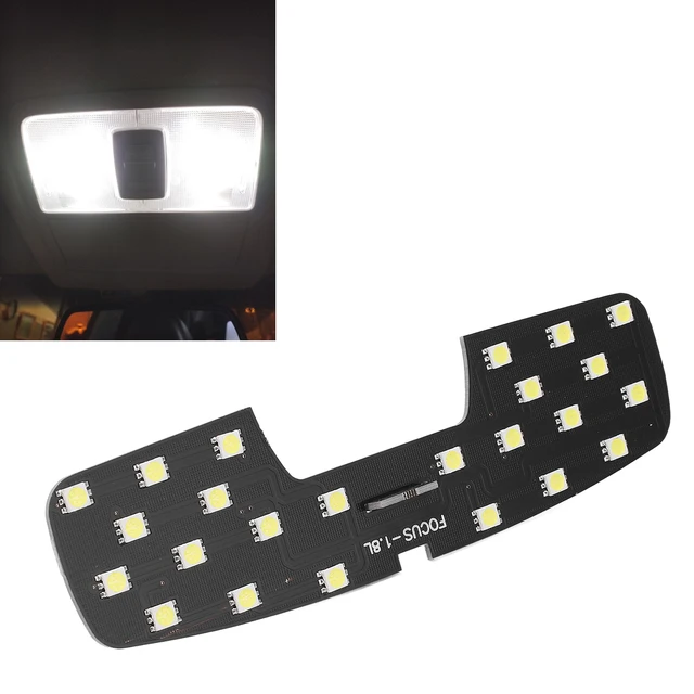 12V 5W SMD LED Car Interior Reading Light Roof Ceiling Lamp White 8000LM Replacement for Ford Focus 1.8L 2007‑2015