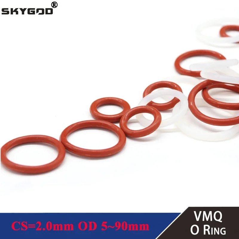 10-Piece High-Temperature Silicone O-Ring Set - Versatile Pressure Cooker Seals
