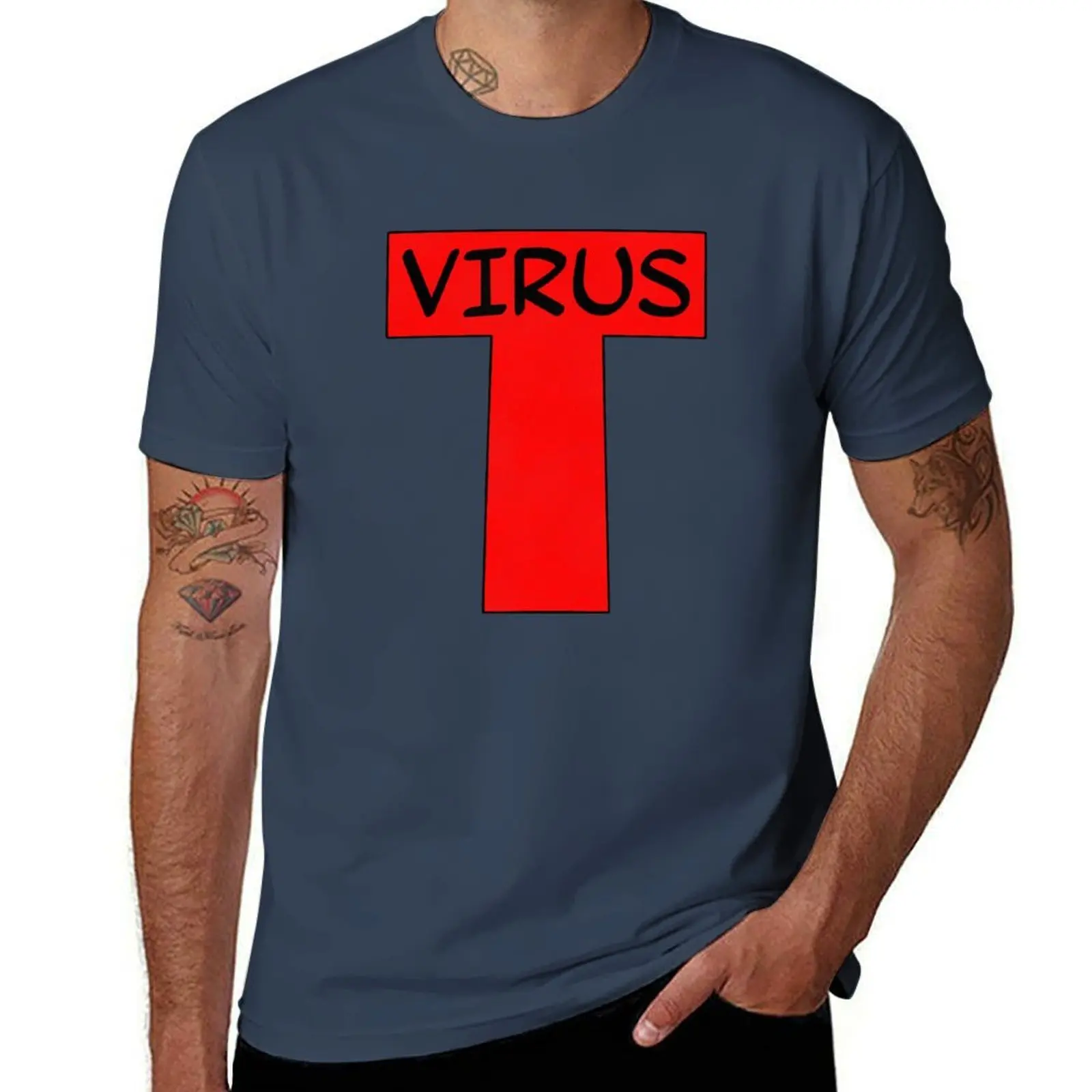 Gorillaz Graphic Solid Color Short Sleeve Tee
