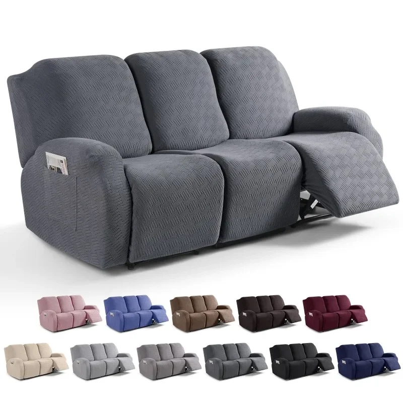 Jacquard Recliner Sofa Cover Elastic Reclining Stretch Armchair adjustable Most Cheap Sofa Covers Chair Cover For Living Room