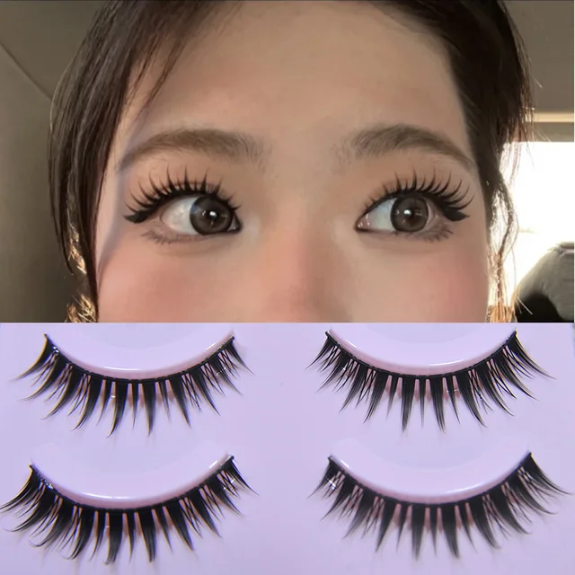 일본 코스프레를 위한 완벽한 액세서리: 일본 내추럴 크로스 인조 속눈썹