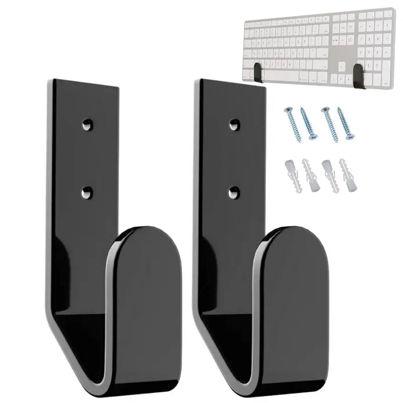 

Keyboard Wall Hanger Universal Mechanical Keyboards Wall Mount Barcket Acrylic Keyboard Storage Holder Keyboard Accessories