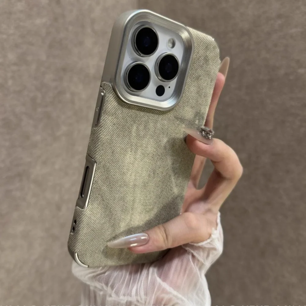 ตัวเลือกสินค้า เคสผ้าลินินกันกระแทก iPhone 17/16/15/14/13/12/11 Pro Max