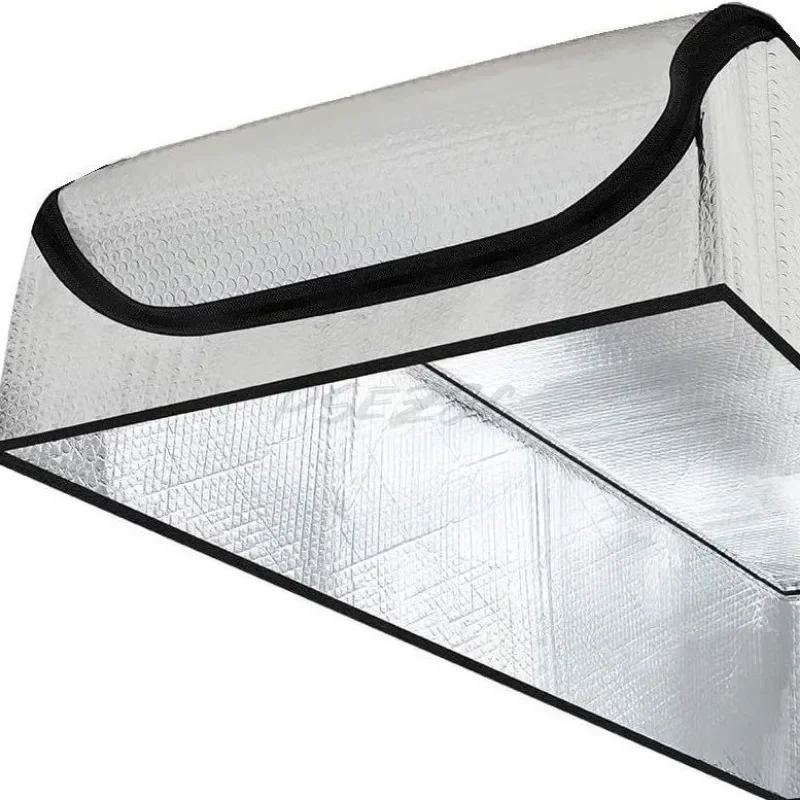 Attic Tent Insulation Cover Aluminum Foil Cover 54x25x11 Inch Waterproof Foldable Dust Insulation Tool