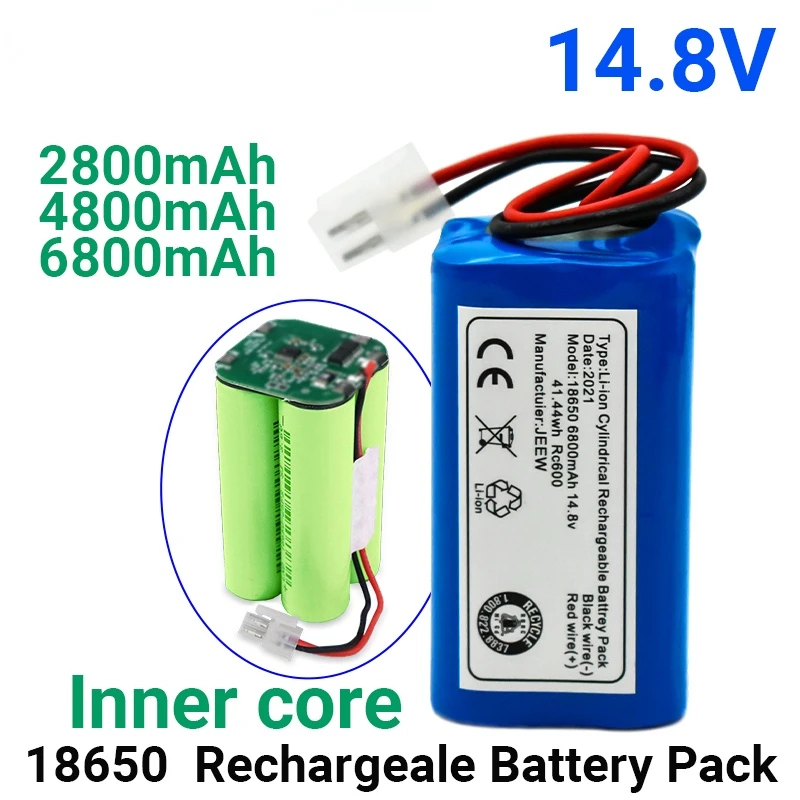 

Free ShippingNew 100% Original Rechargeable Battery A4 A4S A6 Robot Vacuum Cleaner Accessory 14.8V 6800mAh