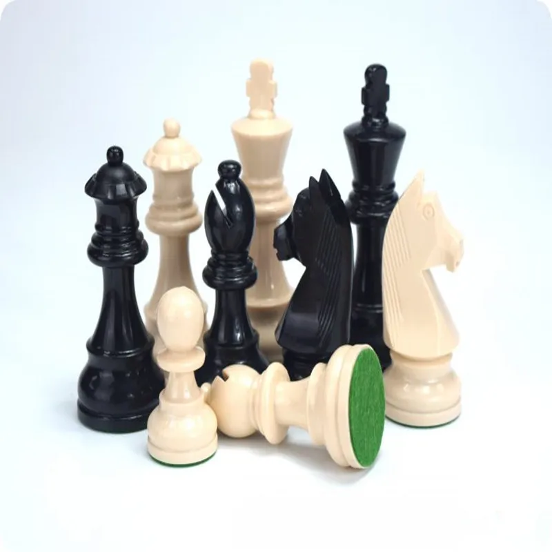 Exquisite Standard Heavy Plastic Tuba Chess Pieces Excluding Chessboard Nonmagnetic Home Entertainment Games