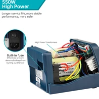 Bakon BK880 Hot Air Rework Station Tools Kit 550W Transformer Air Dryer For Soldering Heat Gun Thermal Blower 110V 230V 2