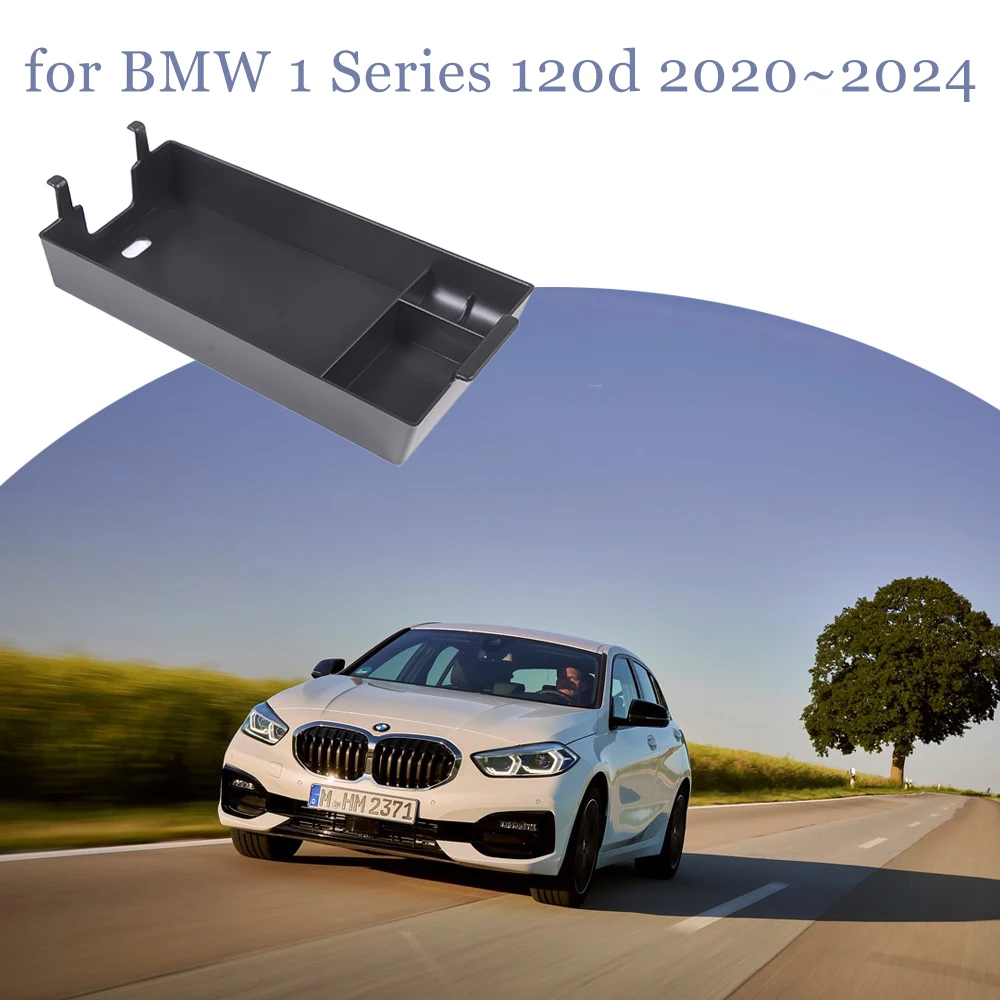 Central Armrest Storage Box for BMW 1 Series F40 118i 128ti 120d 2020 2024 Center Console Sundries Packing Organizer Accessories