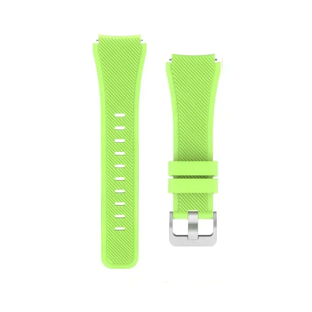 Colorful 22mm Silicone Watch Band - Vibrant Strap