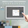 10.1 inch Smart Digital Calendar and Chore Chart, 1920 * 1080P Full HD Touchscreen Interactive Display, Desk Planner with Meal