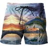 New 3D Print Fish Causal Clothing  Fashion Men Women Shorts Plus Size S-7XL Streetwear Pants  Cargo Shorts Men 6
