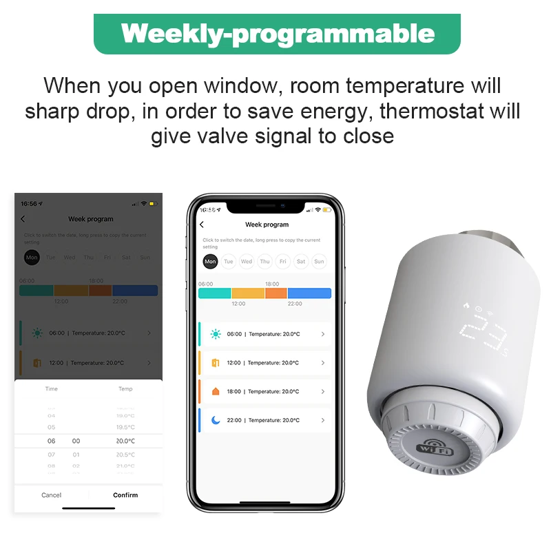Рисунок 6 - Термостатическая головка радиатора Tuya Smart Home