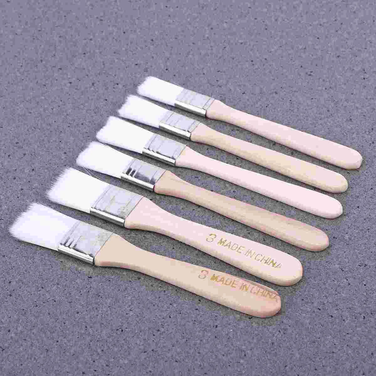 

Nylon Thickened Painting Chip Brushes White nylon paint brush Accessory for Adhesives Paint Touchups Painter Supplies