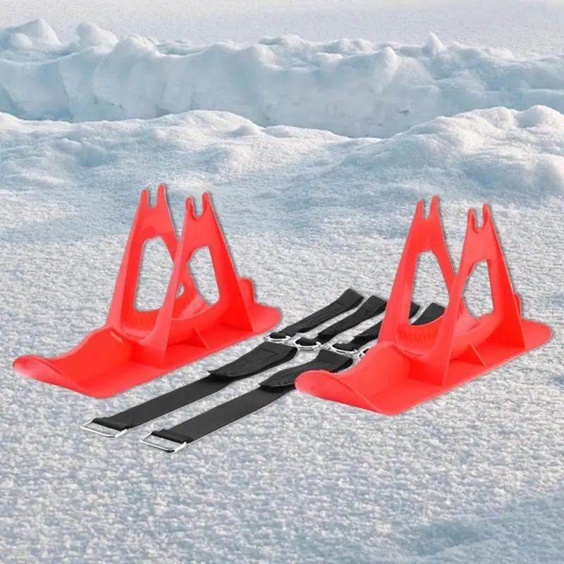 Snow Cycling Balanced Sled Snow Sledge Ski Board Funny Sledge Board Sturdy Kids Scooter Portable Cycling