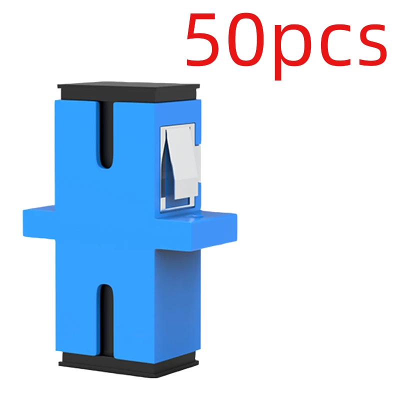 

50pcs SC-SC flange Fiber Coupler UPC Fiber Optic Adapter UPC Optical Simplex Mode SC-SC Fiber Flang optical fiber adaptor