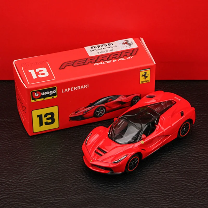 

1:64 Bugatti NO.19 Ferrari LAFERRARI Alloy Car Model Diecasts & Toy Vehicles Toy Pocket Car Decoration Kid Toys Gifts Boy Toy