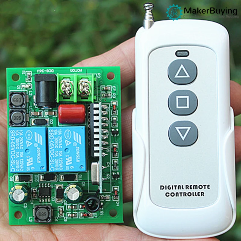 DC-motor-forward-and-reverse-wireless-remote-control-kit-DC8-36V ...