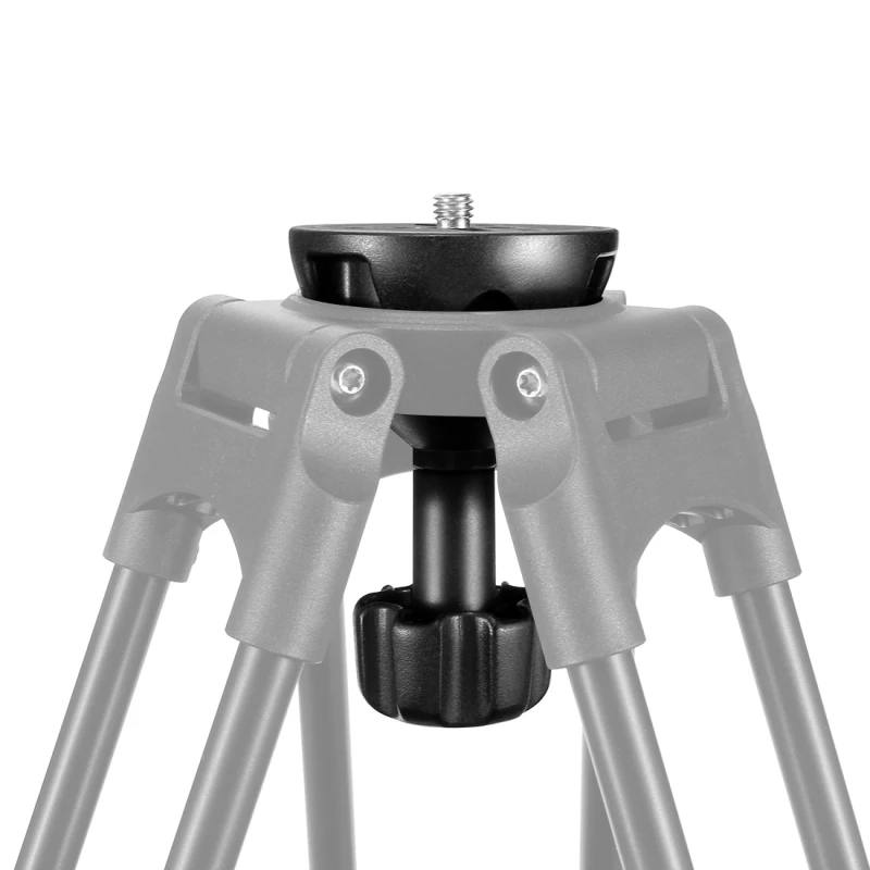 PULUZ 75mm Camera Tripod Half Ball Bowl Adapter For Fluid Head Tripod, Metal DSLR Rig Camera Tripod Base with 3/8 inch Screw