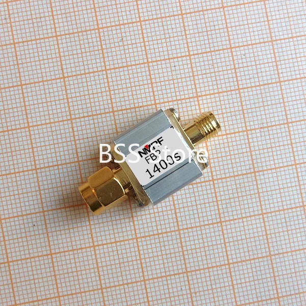 

FBP-1400s 1400MHz RF coaxial band pass SAW filter, 1dB bandwidth 45MHz, SMA interface sensor