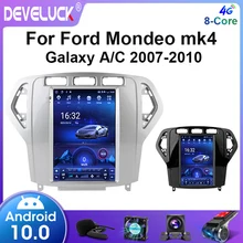 

2 Din Android 10.0 Car Radio Multimedia Video Player For Ford Mondeo mk4 Galaxy A/C 2007-2010 For Tesla Style 4G Carplay Stereo