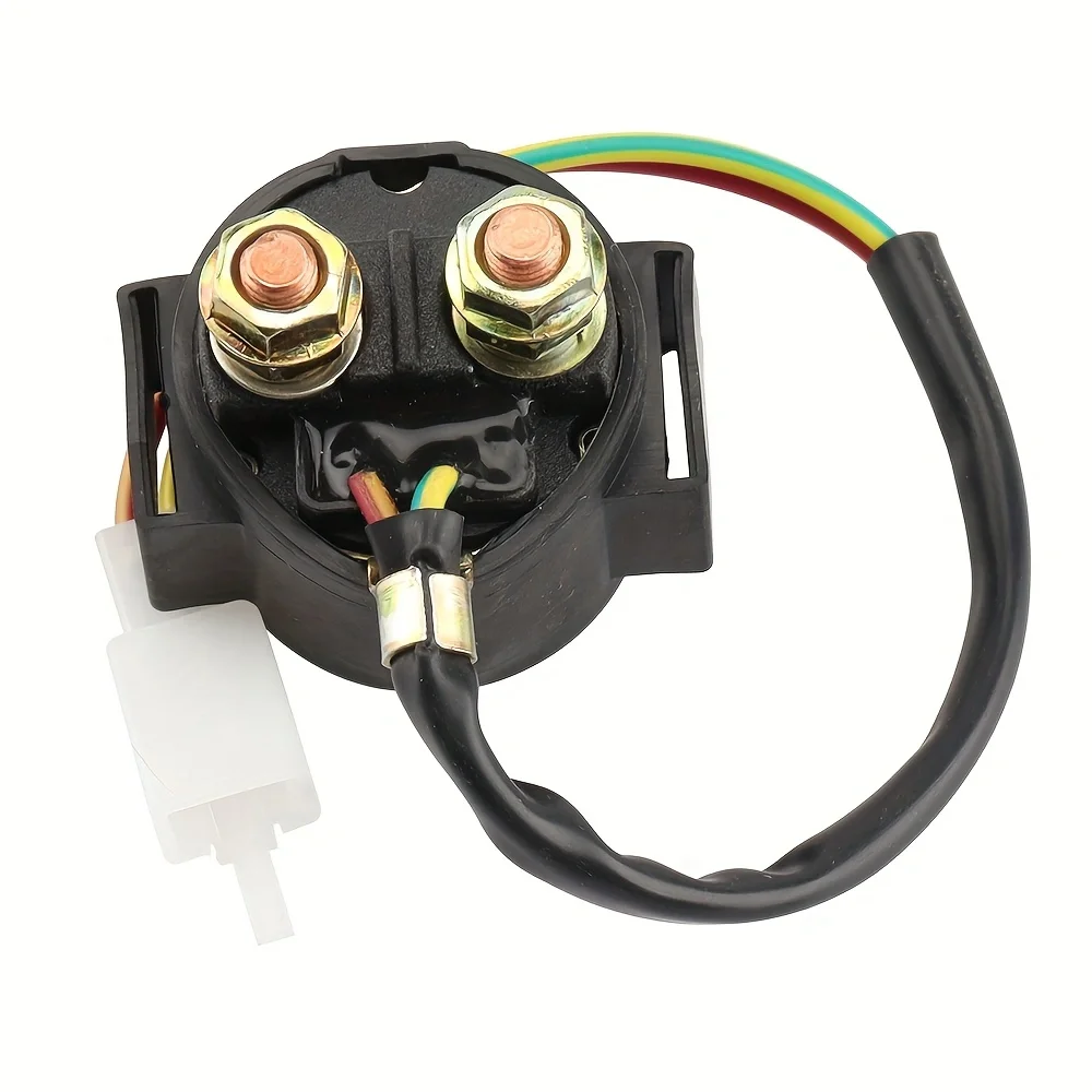 Relé de arranque solenoide para motocicleta, para GY6, 50cc, 70cc, 90cc, 110cc, 125cc, 150cc, 200cc, 250cc, ATV, motos de cross, Scooters, Go-Karts, Quads