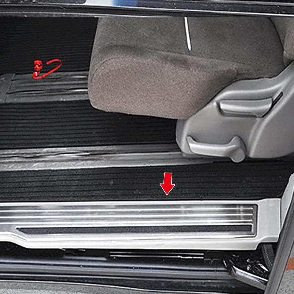 Door Sill Protector 4PCS Stainless Steel Non-slip Door Sill Scuff Plate Car Styling Anti Scratch For Honda STEPWGN RP1/4 2015