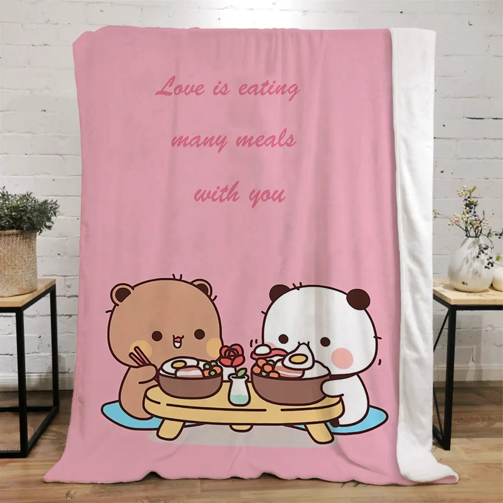 Bubu and Dudu 푹신한 부드러운 담요, 킹 사이즈 어린이 담요, 소파, 겨울 비치 타올, 극세사 침구, 홈 인테리어