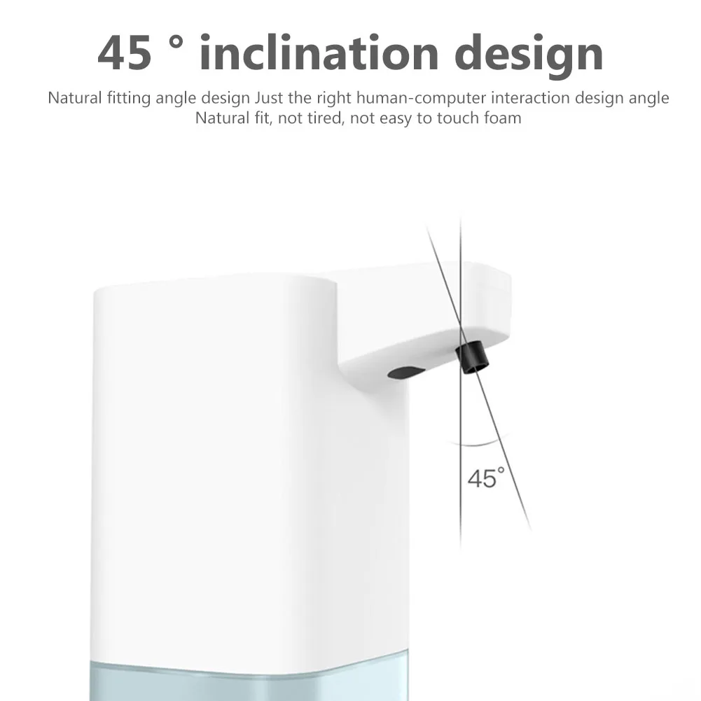 Automatic Liquid Soap Dispensers Intelligent Charging Universal Soap Dispensers Touchless Sensor Waterproof for Bathroom School