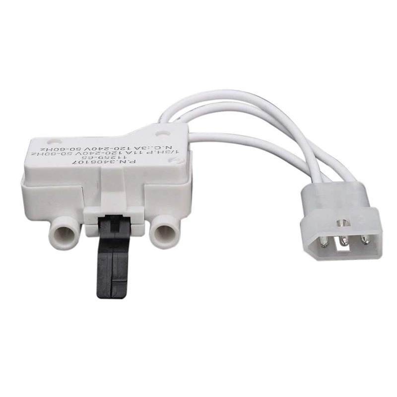 

AT35 2 шт. дверной переключатель для сушилки для 3406109 3406107 джакузи, Kenmore, Sears, Maytag, Roper, Estate