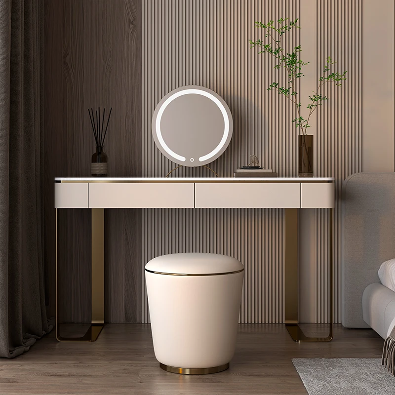 

Corner Vanity Modern Make Up Table Storage Drawers Table Dressing Organizer Mirror Coiffeuse De Chambre Bedrooms Furniture