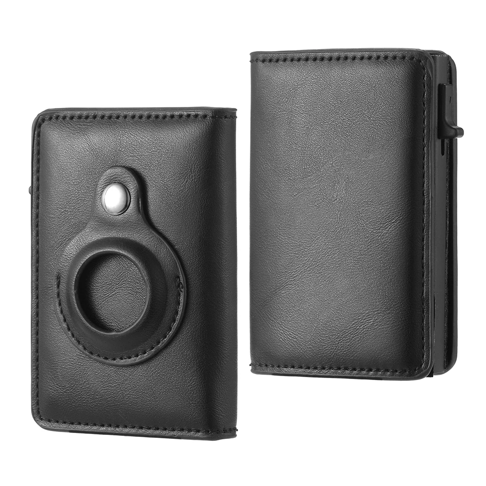 

2022 Airtag Wallet PU Leather Card Holder Anti Protective Cover Men Women Cardholder Airtags Case Bag For Apple AirTags Tracker