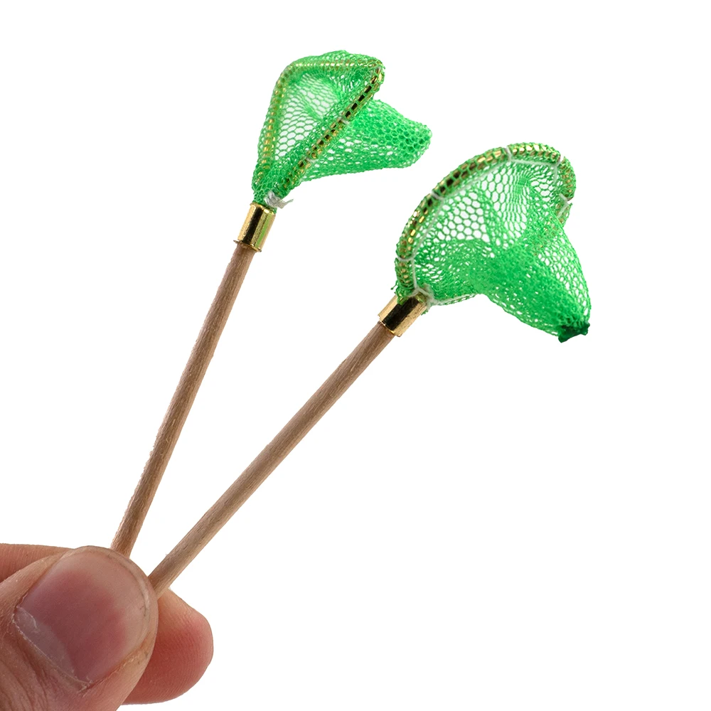 Miniature Toy Model Fishing Net Fishing Rod Set Doll House Accessories,  Dollhouse Accessories For Toy