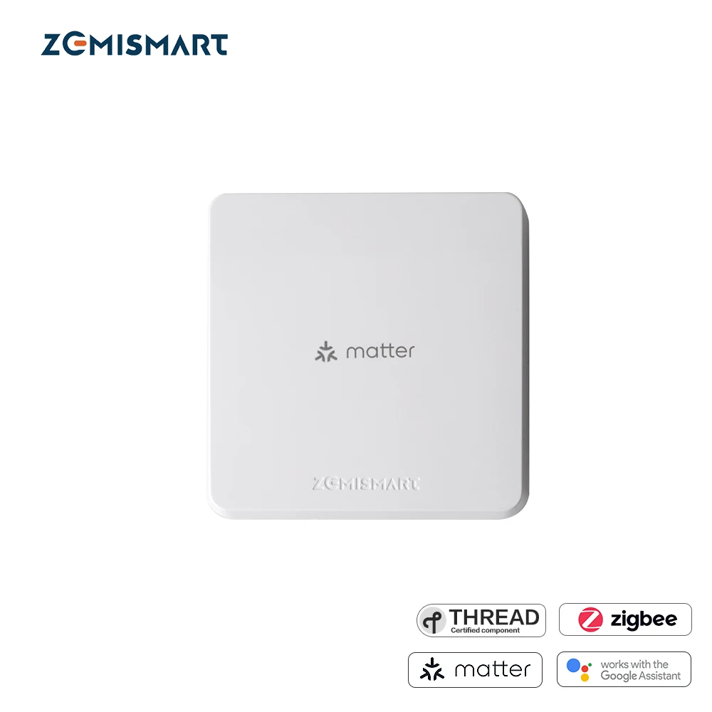 Zemismart Matter Hub Zigbee 스레드 게이트웨이 스마트 홈 브리지 Matter Gateway 지원 Tuya App Homekit Google 홈 제어