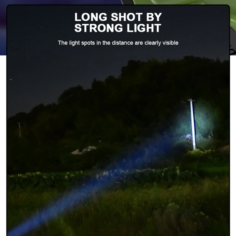 Led flashlight keychain light camping lights camping lamp led work light work light usb night light mini COB USB charging emergency