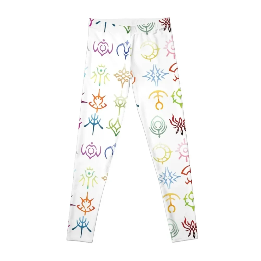

The crests - colored version Leggings Fitness woman push up fitness for fitness sportswear gym Womens Leggings