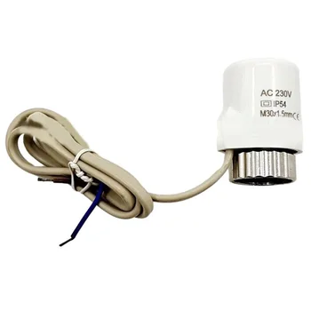 AC230V วาล์วไฟฟ้าสำหรับทำความร้อนระบบวาล์วหม้อน้ำทำความร้อนใต้พื้น 11