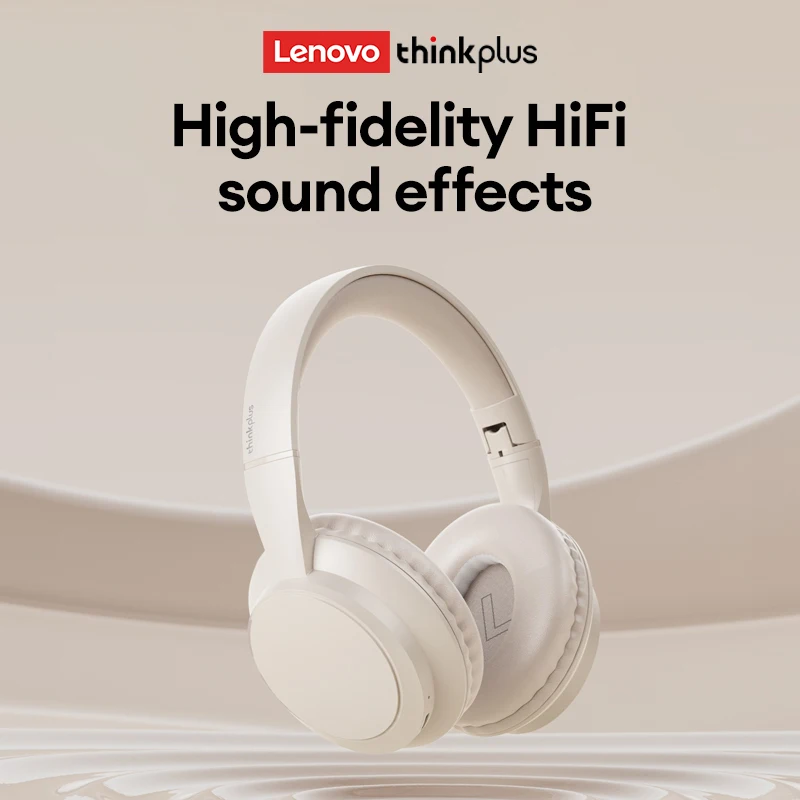 Lenovo TH11 Premium Over-Ear Bluetooth Noise Cancelling Headphones
