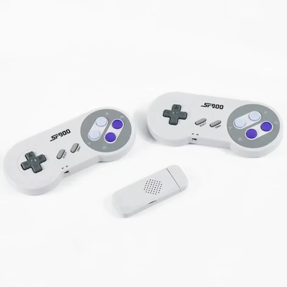 New video game console SF900 with built-in 5000 game HDMI video TV game stick 2.4G wireless controller handheld game console