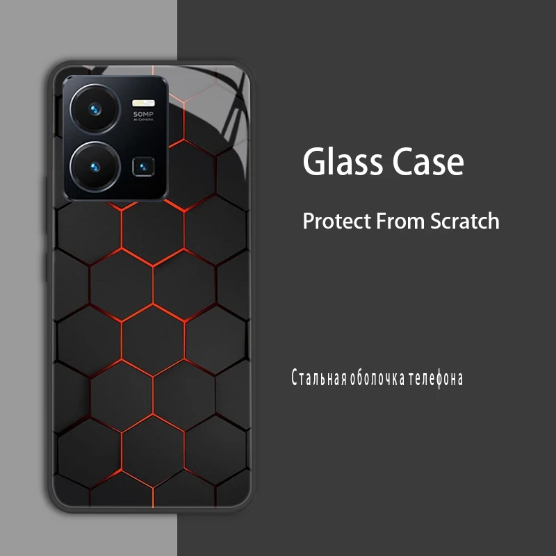 Enhanced Protective Tempered Glass Bumper Case Cover