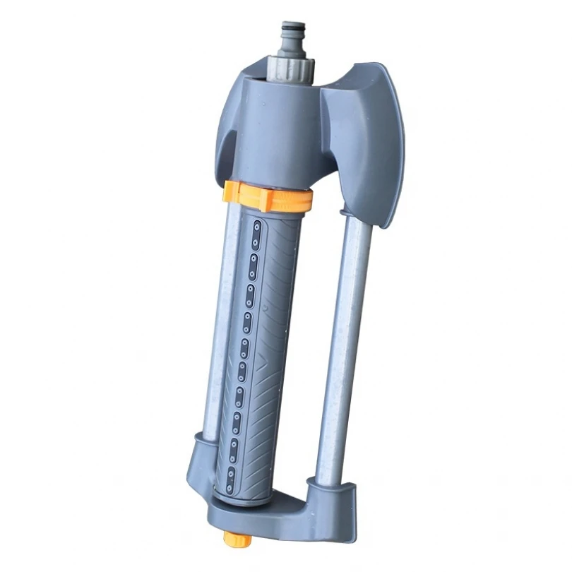 Garden Sprinkler 20 Hole Rotating Sprinkler Irrigate Automatic Swing Garden Lawn Metal Base Rotating Water Water Irrigation Sprayer