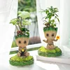 Modern Flower Vase Groot Flower Arrangement Home Living Room Decoration Cartoon Vases Ornament Plants Potted Decoration Crafts 3