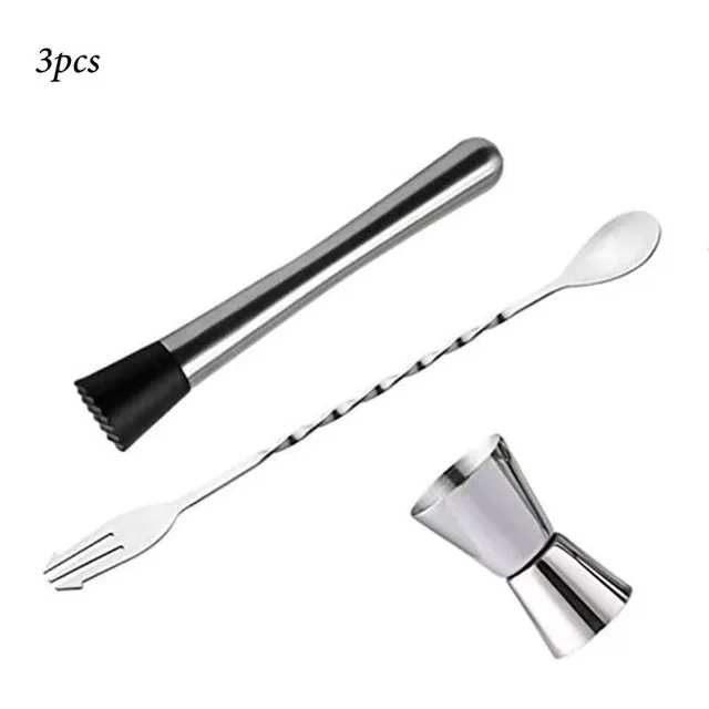 Premium Stainless Steel Cocktail Stirring & Mixing Tool Kit