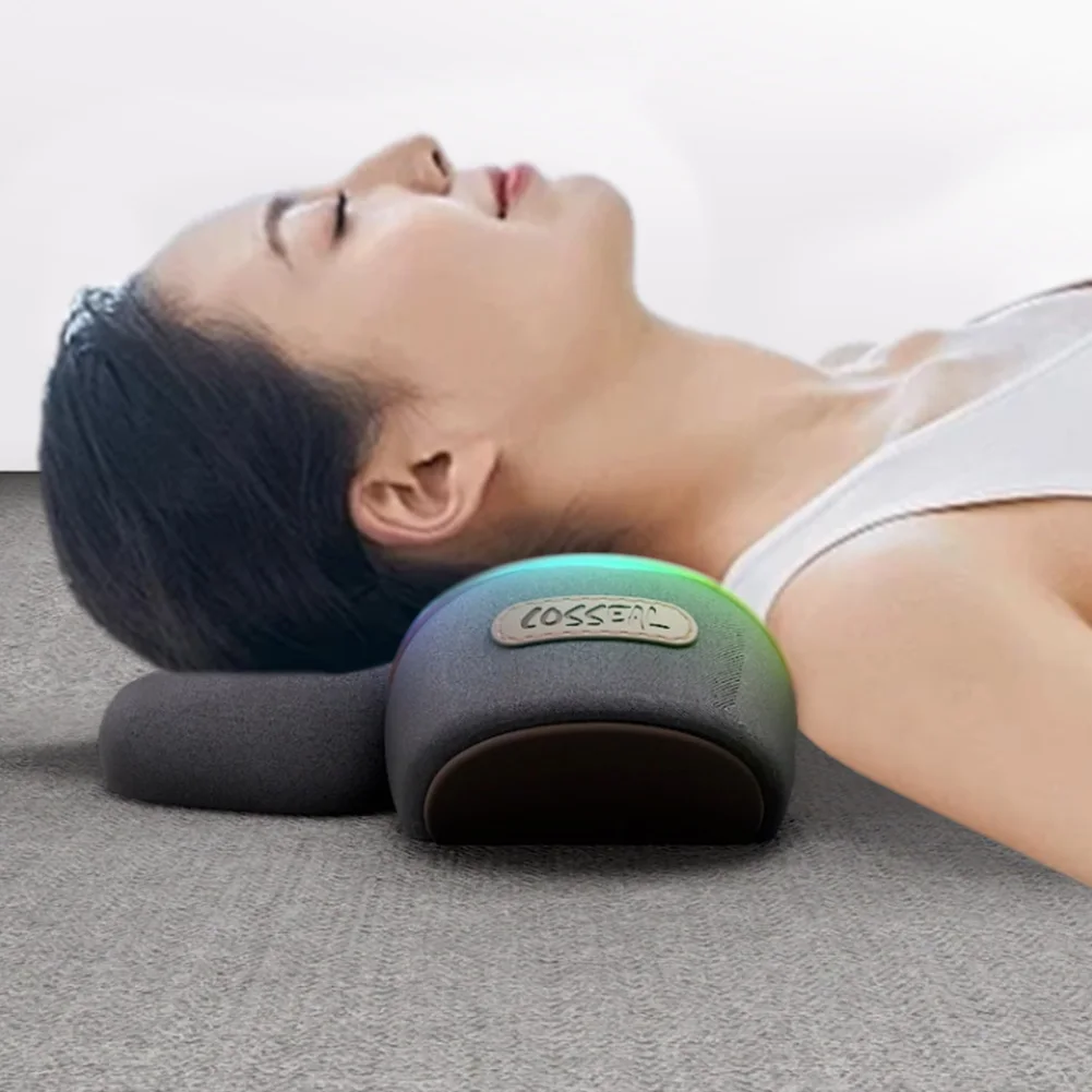 Electric Neck Massager With Heat And Vibration For Stress Relief_voghion.com