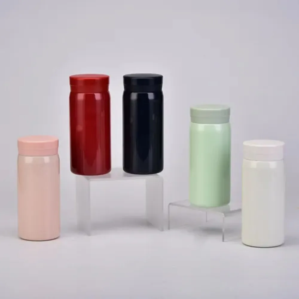 미니 보온병 내구성 304 스테인레스 스틸 보온병 컵, 절연 누출 방지 여행용 물병, 200ml, 280ml