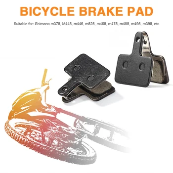 Set di pastiglie freno a disco per bicicletta da montagna per SHIMANO M375 M445 M446 Accessori per pastiglie freno per ciclismo semimetalliche portatili in resina
