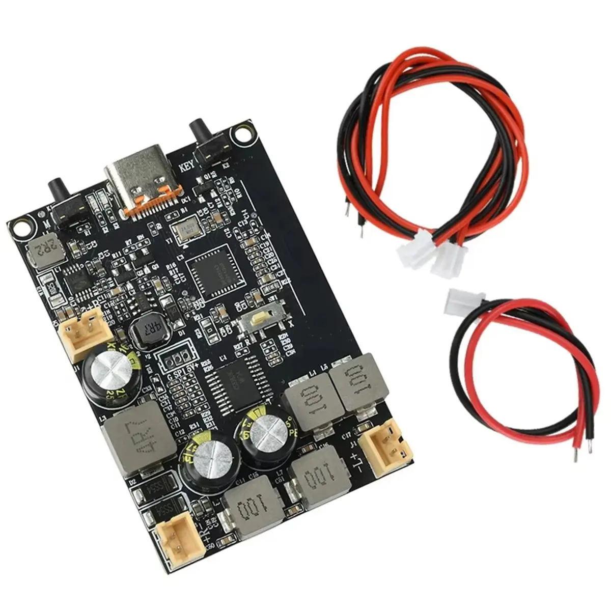 A40I DC 5V 2x10W 듀얼 채널 강화 알고리즘 BT 앰프 보드 DC 5V BT 앰프 모듈 타입 C