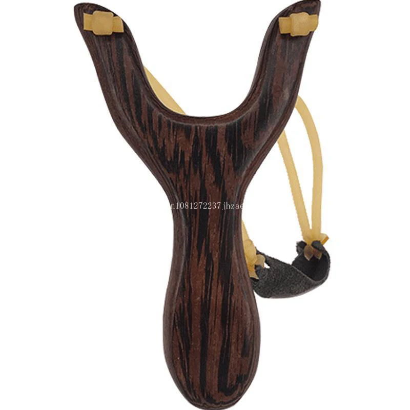 

Wooden Slingshot Traditional Sling Shot Outdoor Shooting Toy Set Powerful Hunting Catapult for Precise Shooting Competitions