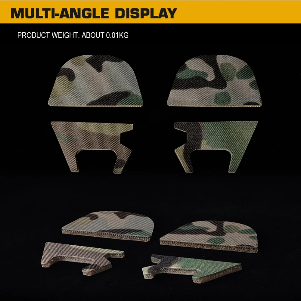 Tactical Headset Sticker Camouflage Magic Patch for GEN 6 AMP Style Shooting Anti Noise Headphone Hearing Protection Earmuffs