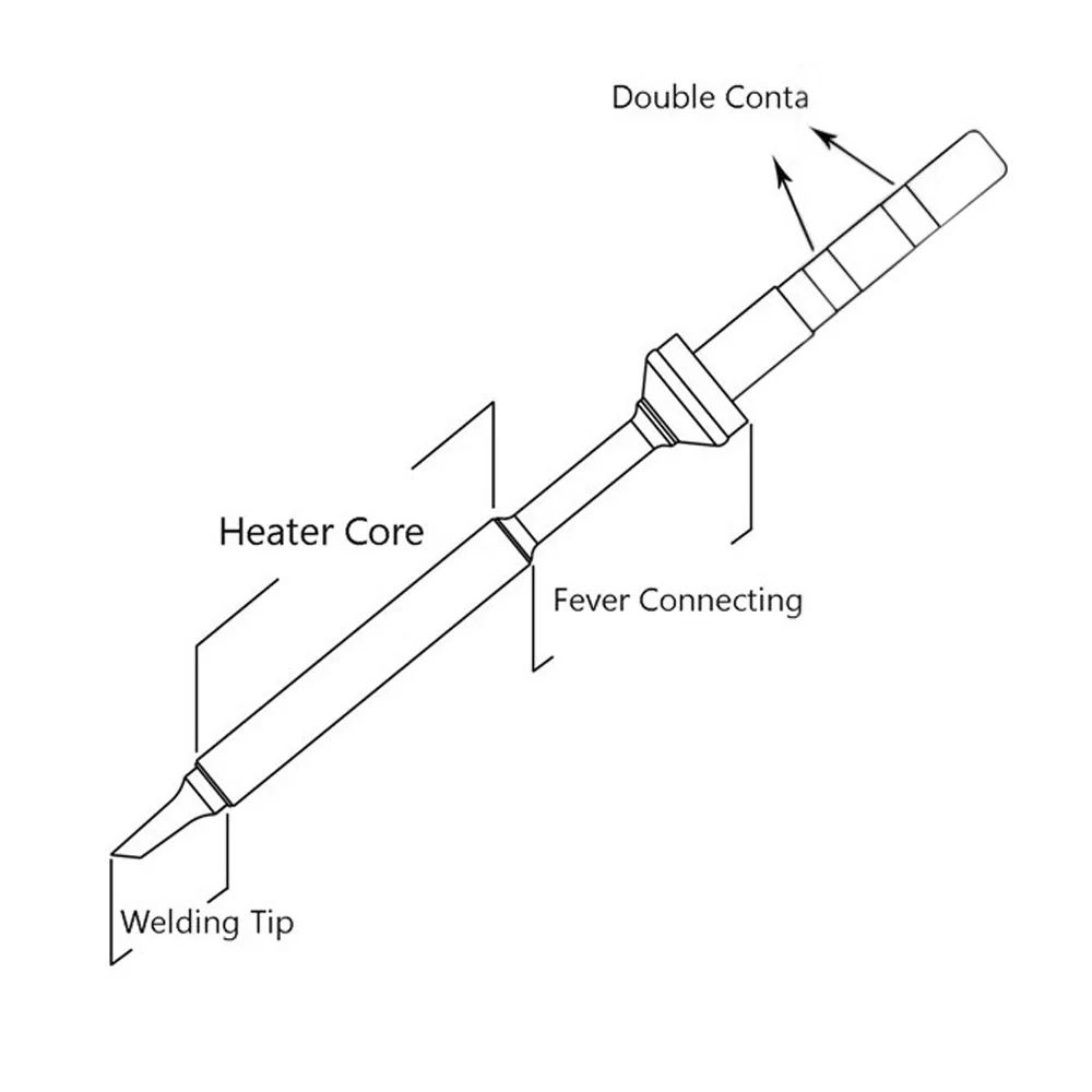 Ts101/Ts100/T85 Soldeerbout Tips Vervanging Verschillende Modellen Van Tip Elektrische Soldeerbout Tip K Ku I D24 Bc2 C4 C1 Jl02