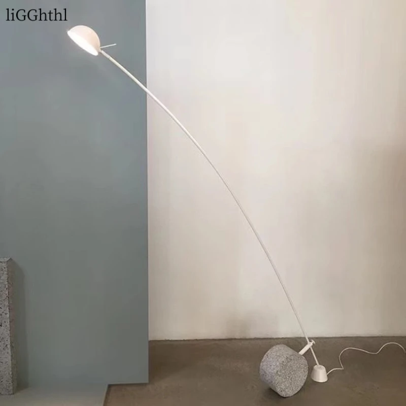 

Nordic Marble Floor Lamp Post-Modern Family Warm White Creative 3 Color Led Design Vertical Floor Lamp